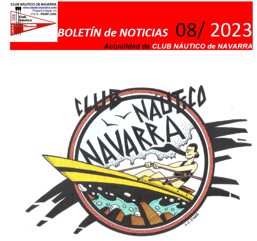 Bolet&iacute;n Noticias Club N&aacute;utico de Navarra 08/2023